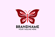 Butterfly Logo Design Nature Icon, a Branding & Logo Template by Megafox Studio (Thumbnail 2 of 2)
