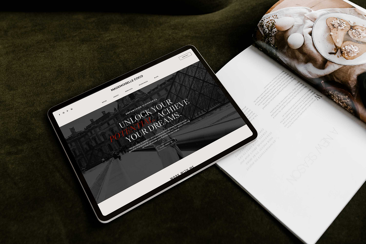 Service Provider Website Template, a Websites & App Template by Emily Betts (Photo 2 of 6)