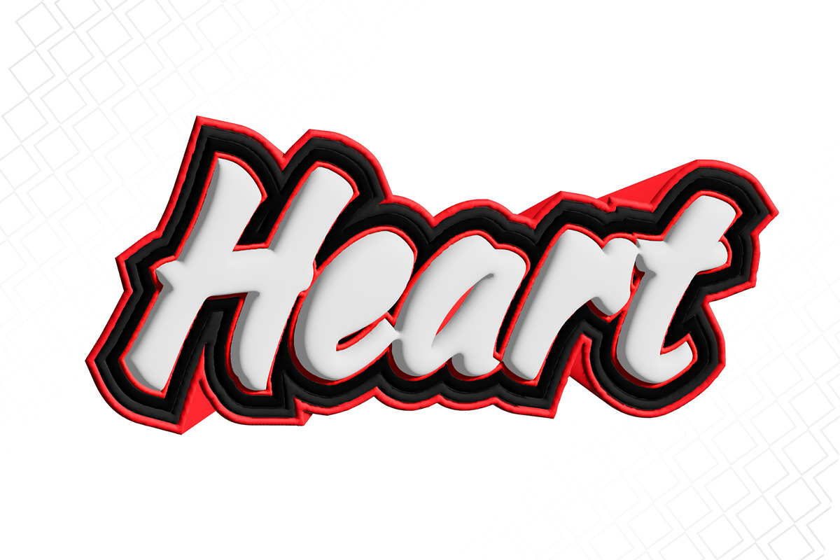 Heart Text Effect Design, a Layer Style Add-On by CreativeShaper (Photo 3 of 3)