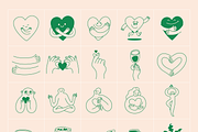 Self love, vector illustrations, an Object Graphic by venimo (Thumbnail 13 of 15)