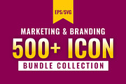 Marketing & Branding Line Icons, an Outline Icon by gstudiovect21 (Thumbnail 1 of 6)