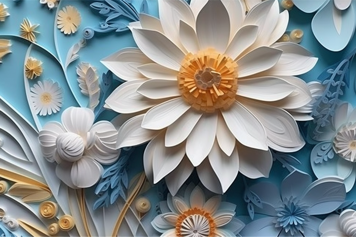 Stunning 3D Flower Backgrounds, a Graphic by Whiskey Bee Boutique (Photo 2 of 11)