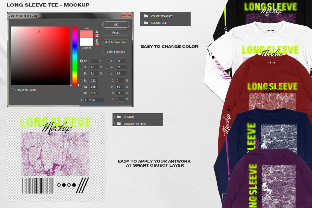 Merch Apparel Mockup Bundle, a Shirt Mockup by DaldSgh (Photo 9 of 17)