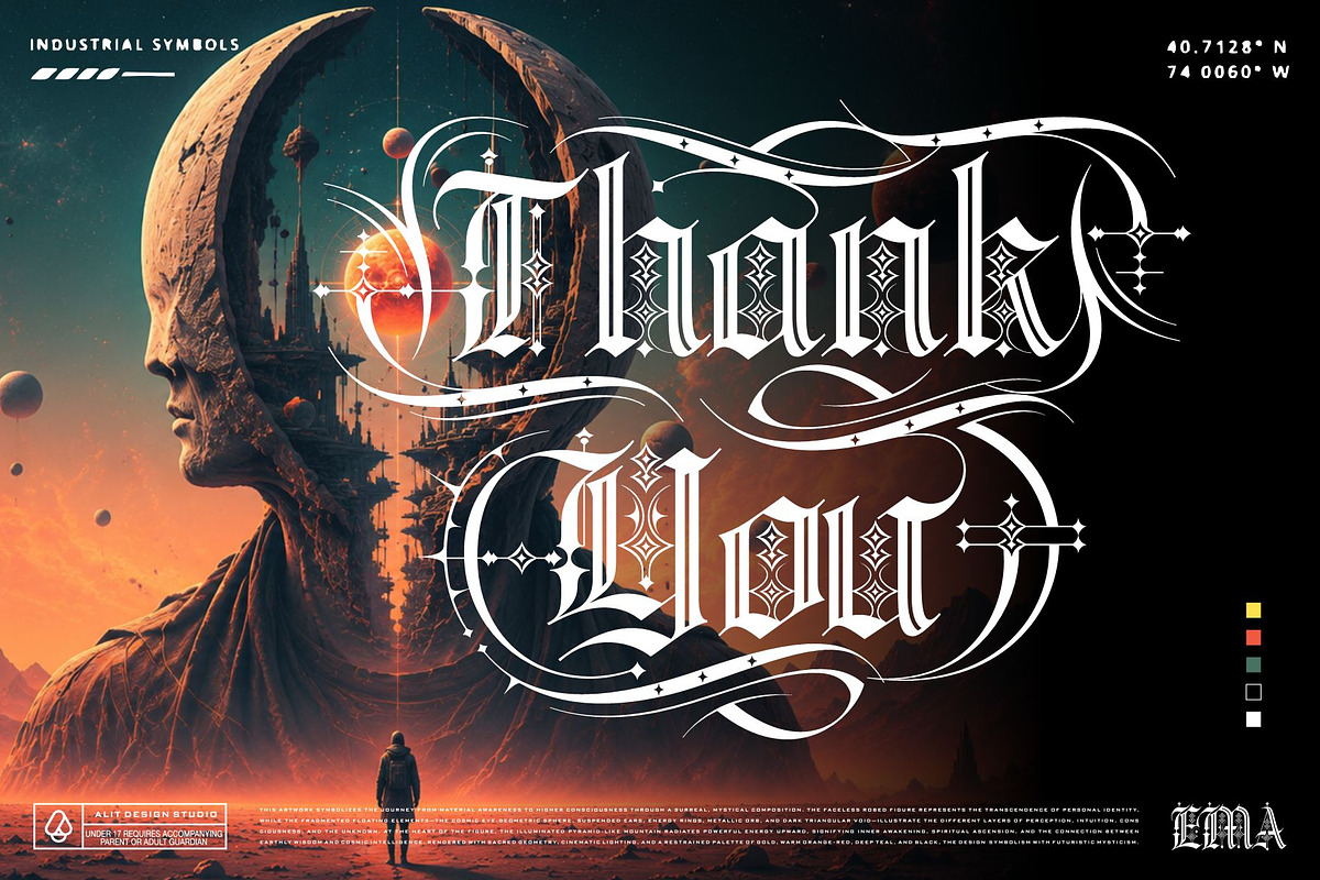 Magic Round Typeface, a Blackletter Font by alit design (Photo 18 of 18)