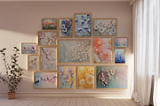Textural Floral Wall Art Collection, an Illustration by PrintablesByFranklyn (Thumbnail 2 of 10)