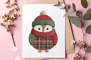 Patchwork Christmas Stickers Bundle, an Illustration by SinaCreation (Thumbnail 8 of 9)