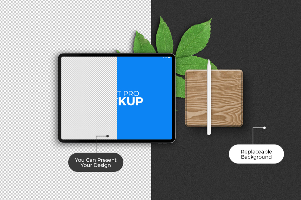iPad Pro 12.9 Mockup, an iPad Mockup by Modern Studio (Photo 2 of 5)