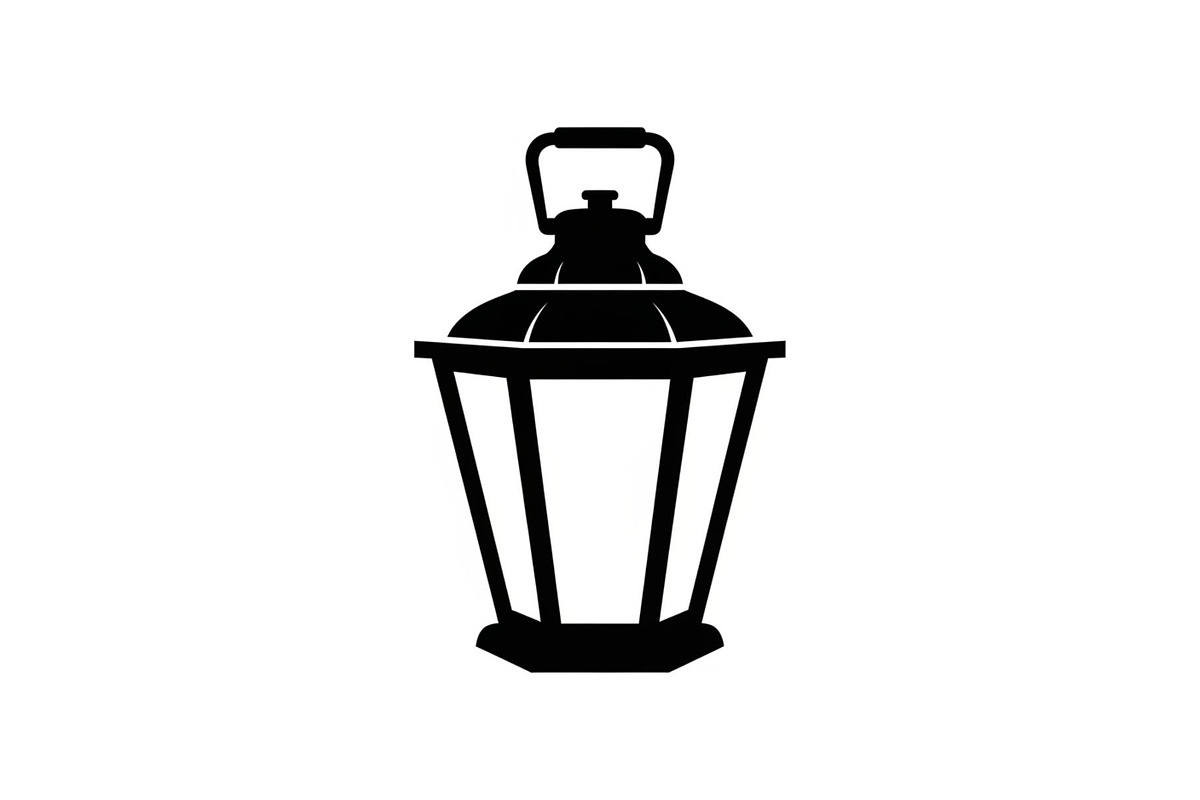 Vintage Street Lantern Silhouette Bu, an Illustration by hafijul (Photo 12 of 51)