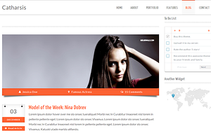 Catharsis - Responsive HTML Template