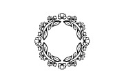 Vintage Floral Frame Vector Bundle, an Illustration by Designs_River (Thumbnail 17 of 51)