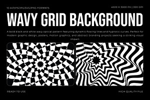 Wavy Grid Background, a Background Graphic by Pitchlook.Studio