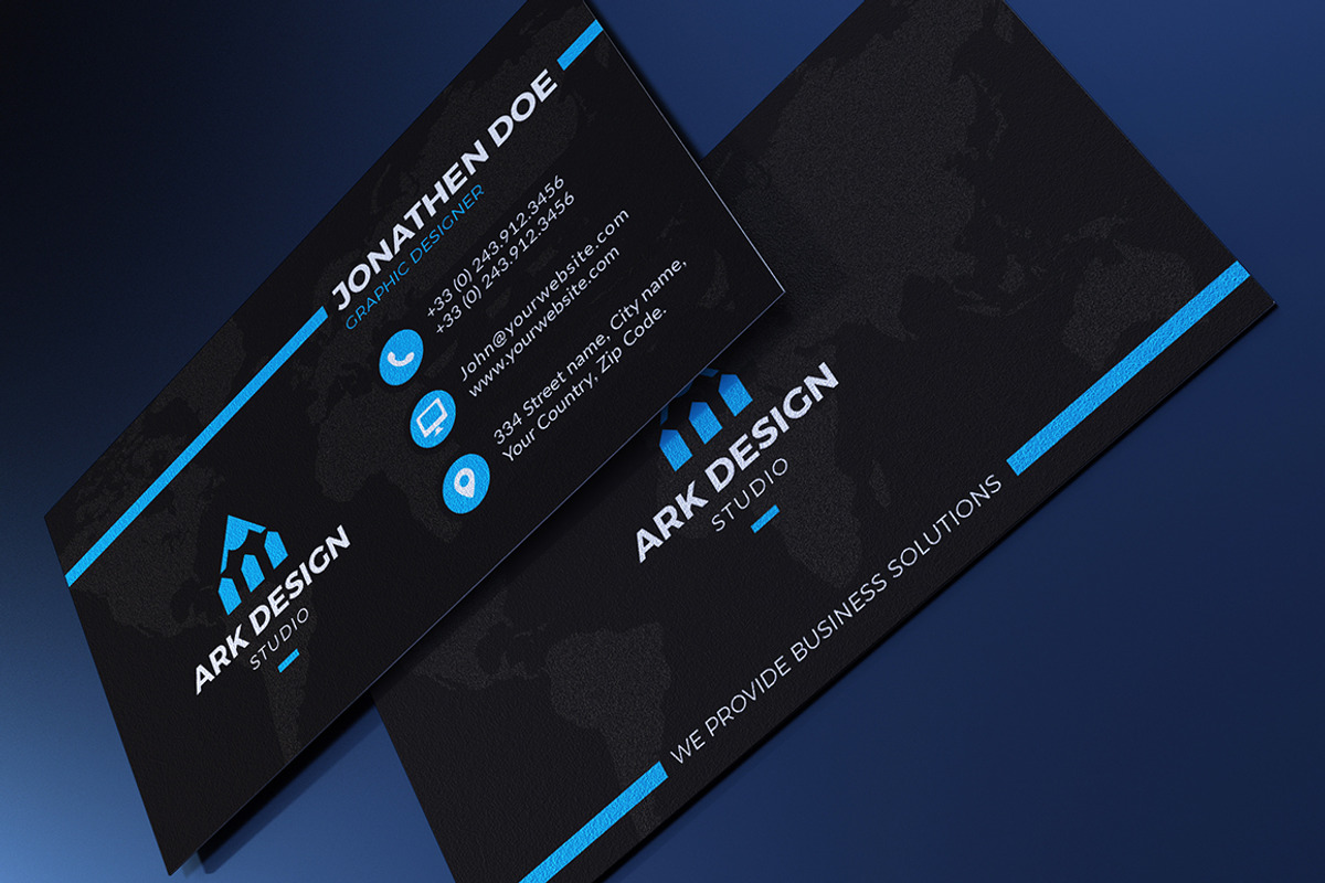 100 Modern Business Card Bundle, a Business Card Template by GraphicsEgg (Photo 49 of 102)