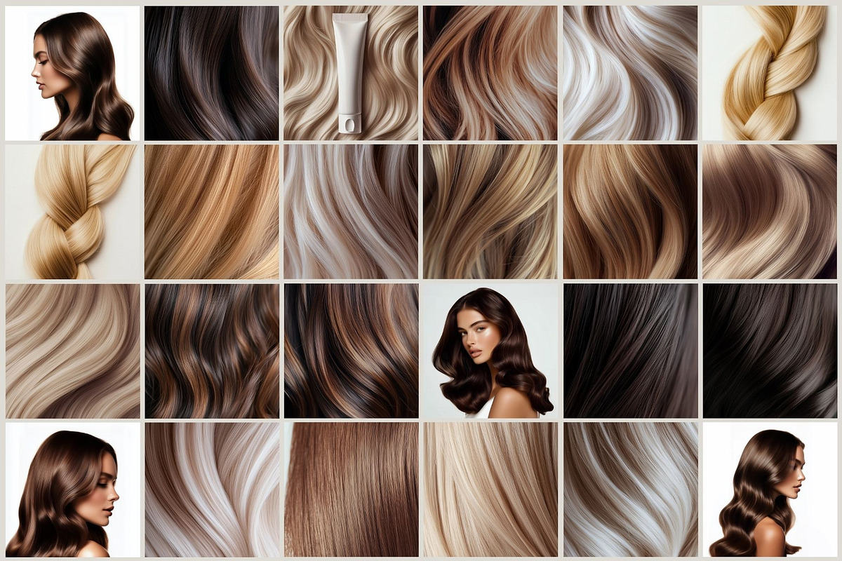 300 Hair Stock Images Bundle, a Beauty & Fashion Photo by Instprofi | Studio Estimo (Photo 10 of 14)
