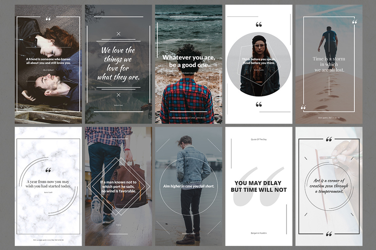50 Instagram Stories Bundle, a Social Media Template by Web Donut (Photo 9 of 9)