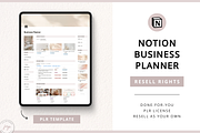 Notion PLR Template Business Planner, a Templates & Theme by Julia On Purpose (Thumbnail 1 of 9)