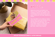 Pink Thank You Card, a Card Template by SunshineStudioBoutique (Thumbnail 2 of 10)