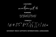 Saturday Rock Font, a Script Font by Creativeqube Design (Thumbnail 14 of 14)