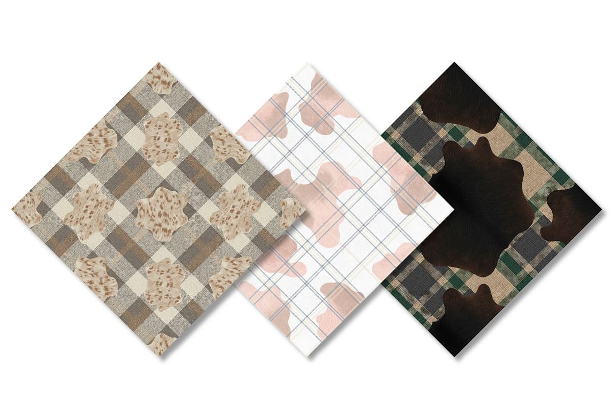 Colorful Cow Print Pattern, a Pattern Graphic by Canvas Craft (Photo 4 of 4)