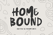 Homebound - Abstract Fonts, a Font by Crump Hand (Thumbnail 1 of 6)