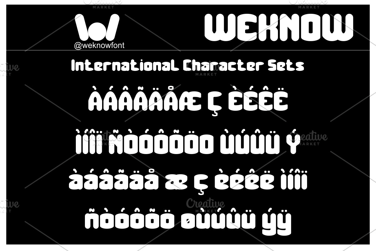 Music Thing, a Font by weknow (Photo 8 of 8)