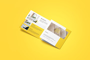 Square Trifold Brochure Mockup, a Product Mockup by Mockup Supper (Thumbnail 4 of 17)
