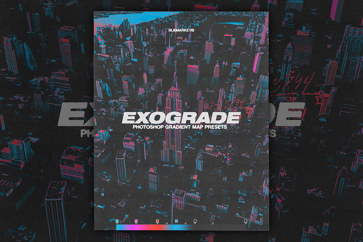 EXOGRADE - Photoshop Presets, a Gradient Add-On by BLKMARKET© (Photo 7 of 8)