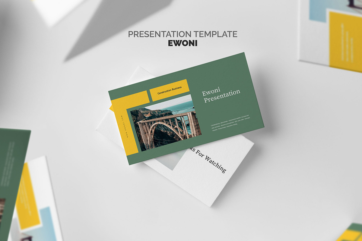 Ewoni : Construction Google Slides, a Presentation Template by Punkl Camp (Photo 1 of 9)