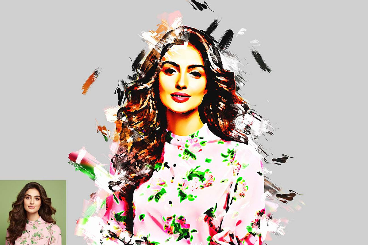 Dry Brush Artistic Paint FX, an Action Add-On by Studio Retouch (Photo 13 of 14)