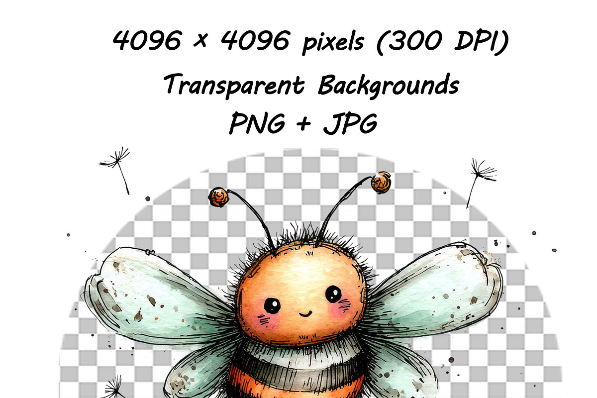 Whimsical Butterfly Clipart Set, an Animal Illustration by one-touch (Photo 10 of 20)