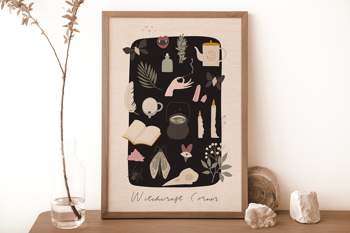 Witchcraft Corner magic illustration, a Decorative Illustration by Cute Atelier (Photo 7 of 12)