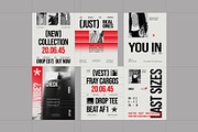 Streetwear & Fashion Instagram Pack, a Social Media Template by fakhroo (Thumbnail 3 of 4)