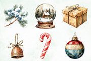 Watercolor Vintage Comfort Christmas, an Illustration by Creative Art (Thumbnail 5 of 10)