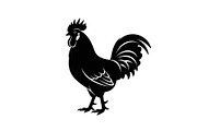 Rooster Chicken Silhouette Vector Bu, an Illustration by Designs_River (Thumbnail 43 of 51)