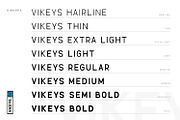 Vikeys-Sans Serif Font Family, a Sans Serif Font by Nathatype (Thumbnail 10 of 10)