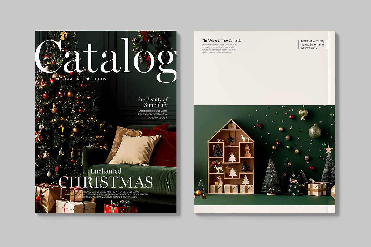Christmas Catalog Template, a Brochure Template by BrandPacks (Photo 6 of 6)