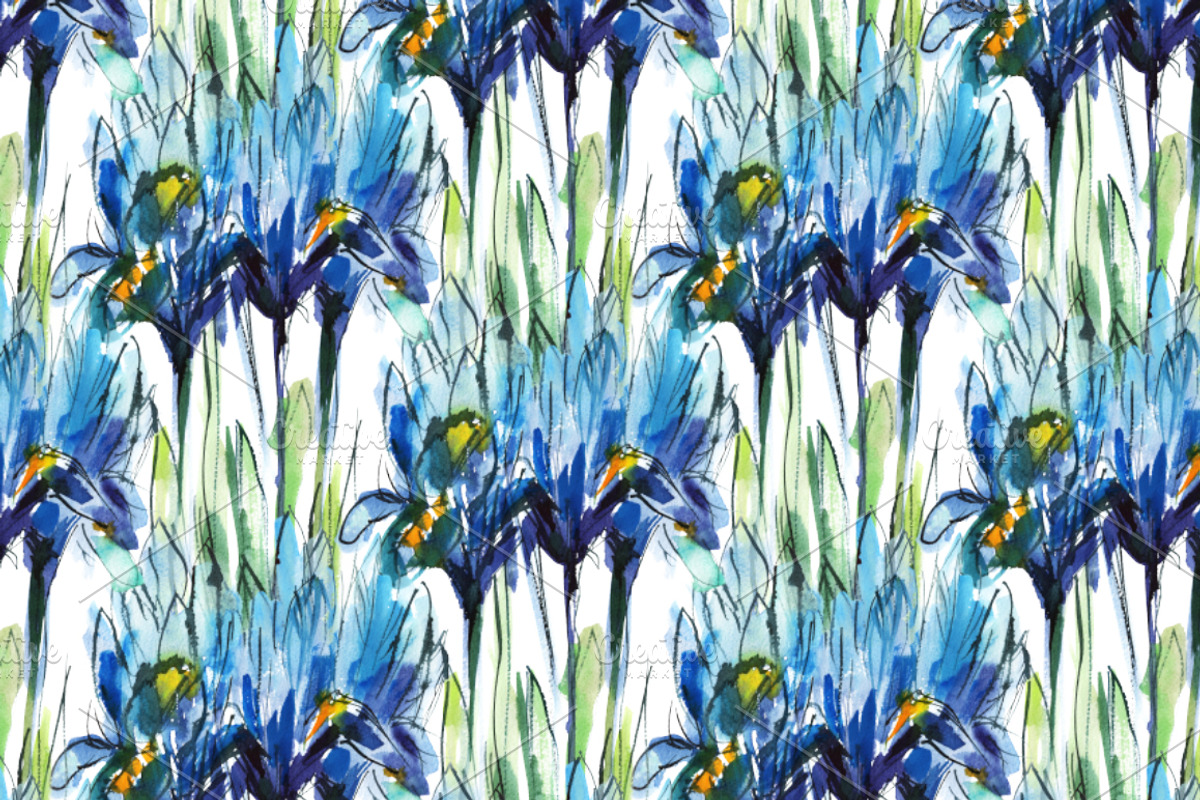 Irises thank you, a Texture Illustration by coconut_forest (Photo 4 of 5)