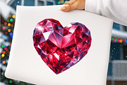 Glitter Heart Valentines Day Clip Ar, an Illustration by SinaCreation (Thumbnail 9 of 11)