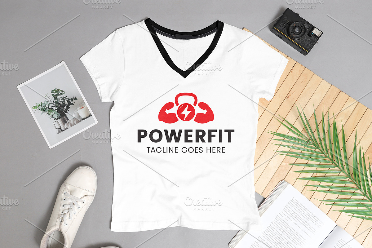 Power Fit-Gym Logo Template, a Branding & Logo Template by Logo Lab (Photo 3 of 3)
