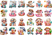 Funny Summer Grandma Sublimation, an Illustration by Sublimation Artist (Thumbnail 2 of 6)