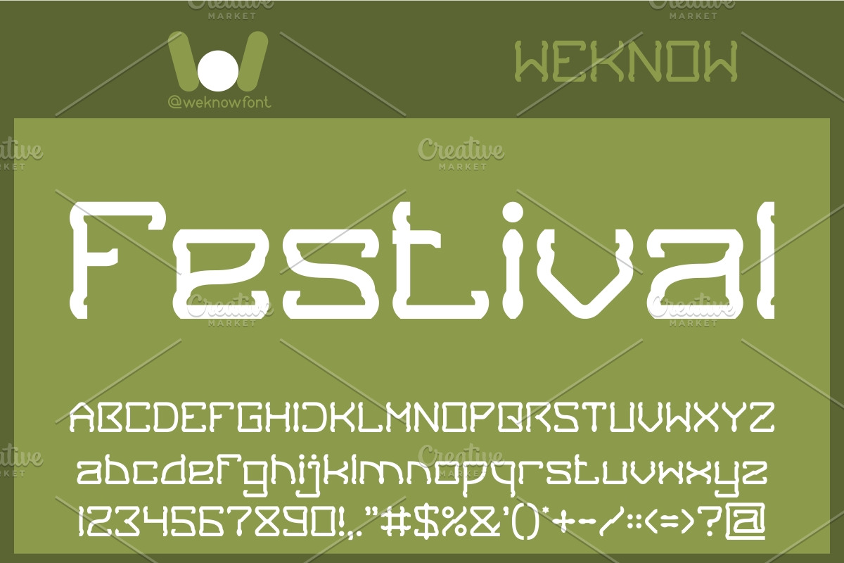 Giraffe font, a Font by weknow (Photo 2 of 5)