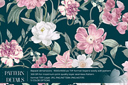 Florenza Botanical Flower Pattern, a Pattern Graphic by Fabrivo (Thumbnail 3 of 10)