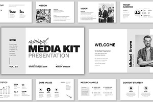 Minimal Classic Black And White, a Presentation Template by Mighty-Slide