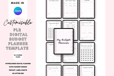 Canva Digital Budget Planner