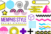 Graphic elements, Memphis style, an Outline Icon by OKart.studio (Thumbnail 5 of 6)