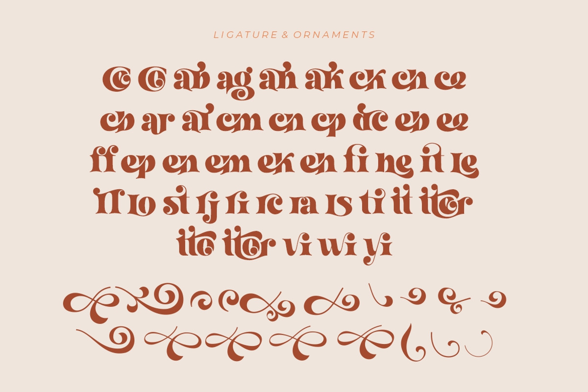 Letter Magic - Retro Serif Font, a Serif Font by HansCo Studio (Photo 10 of 11)