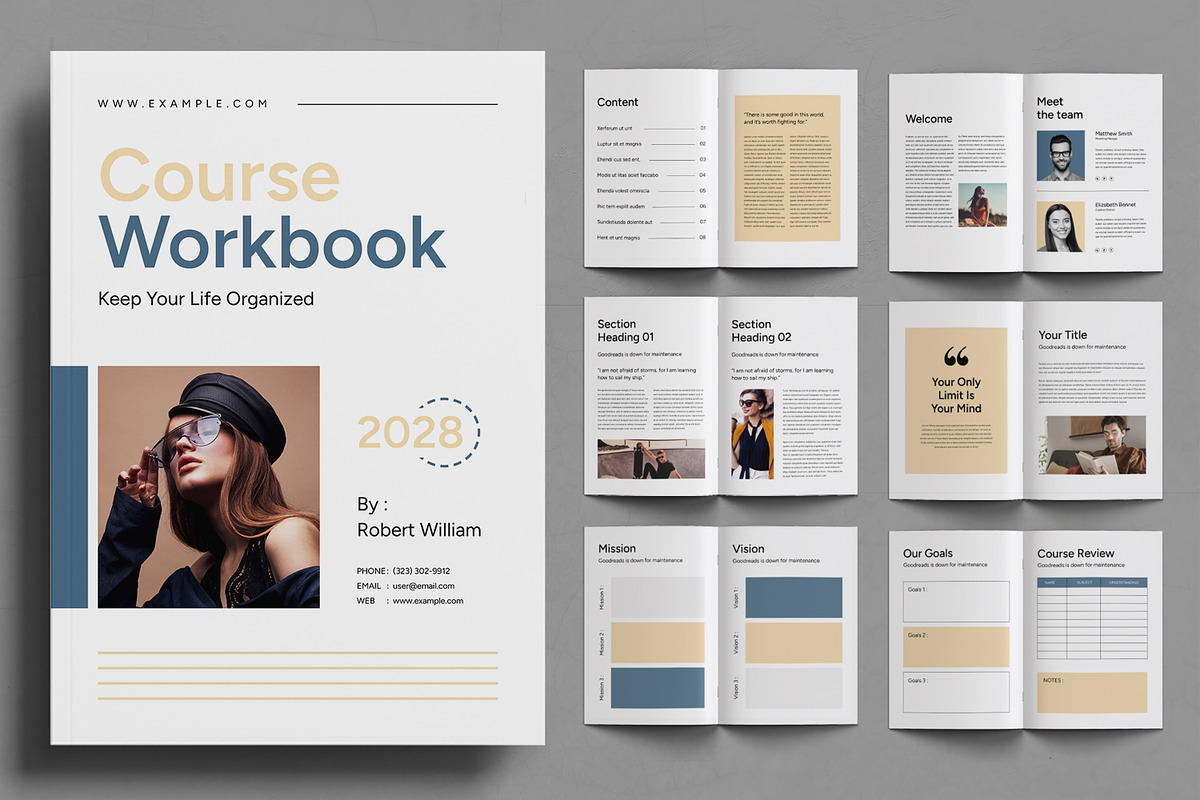 Workbook Template, a Stationery Template by ContestDesign (Photo 1 of 4)
