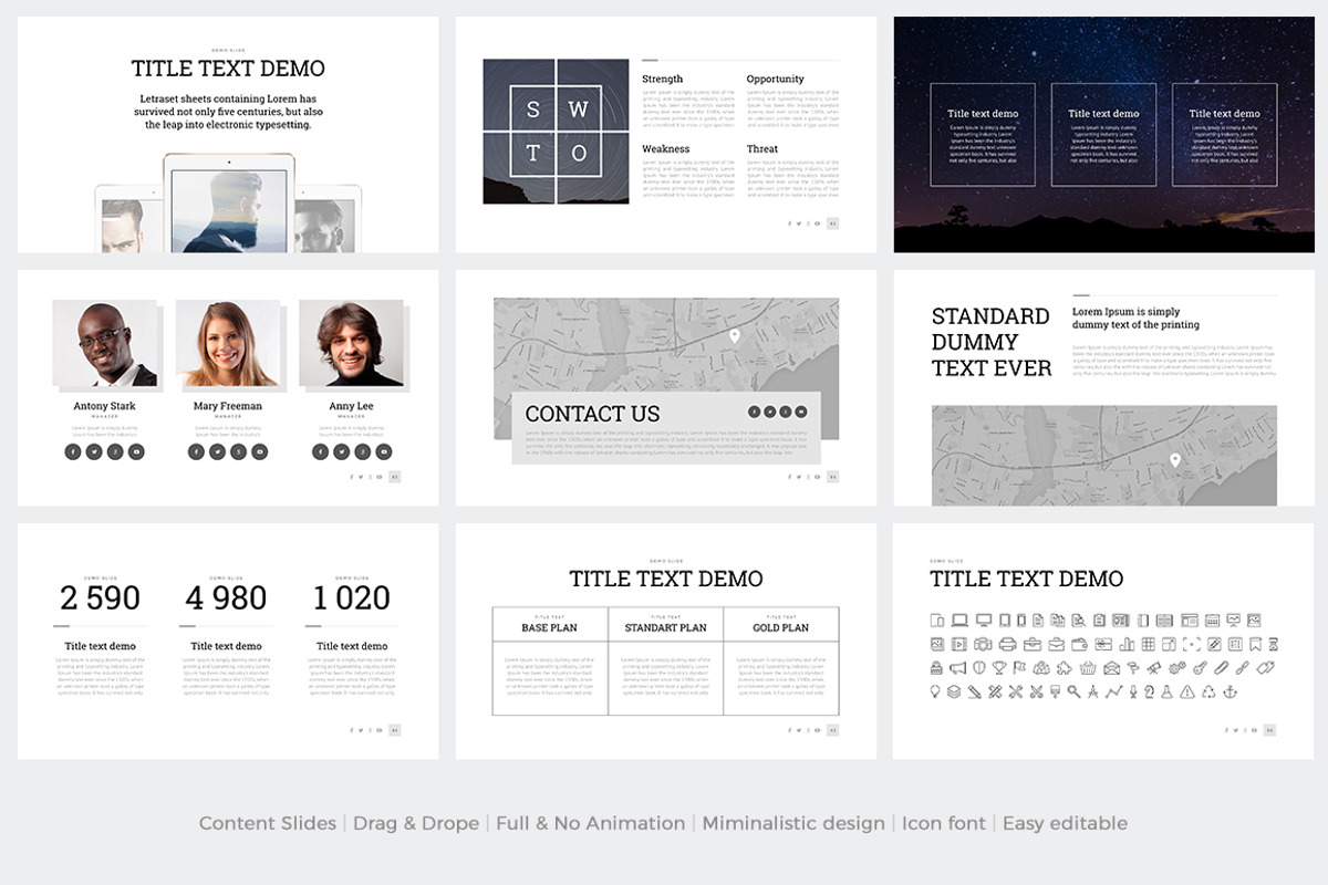 PRO Multipurpose Keynote Template, a Presentation Template by HiSlide.io