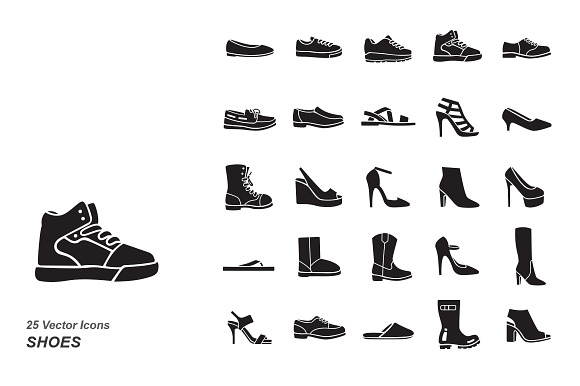 Shoes Vector Icons