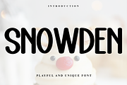 Snowden, a Serif Font by FreshTypeINK (Thumbnail 1 of 8)