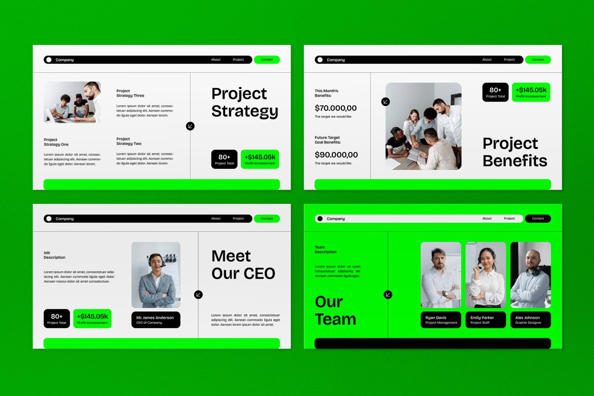 White Project Proposal Google Slide, a Presentation Template by graphicook (Photo 4 of 5)